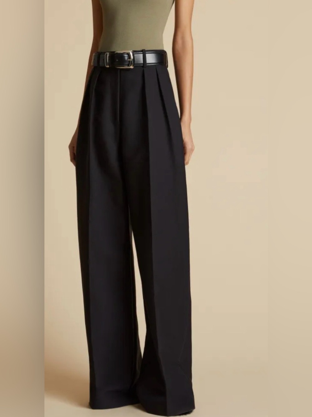 Khaite Teyana pant black cotton size 0